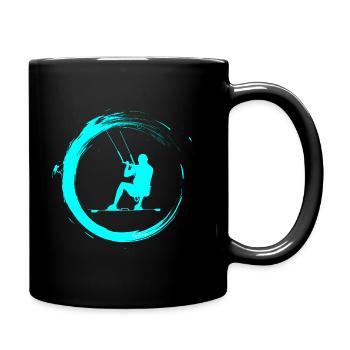 kiter - Tasse einfarbig - Schwarz - Rechts