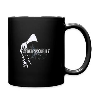 Cyber hacker, sécurité des t-shirts nerd freak bstyled - Mug uni - noir - Droite