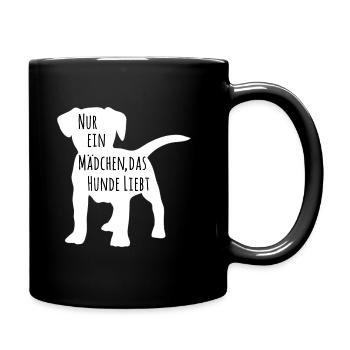 Dog Girl I Dog Dog Owners Gift - Full Colour Mug - black - Right