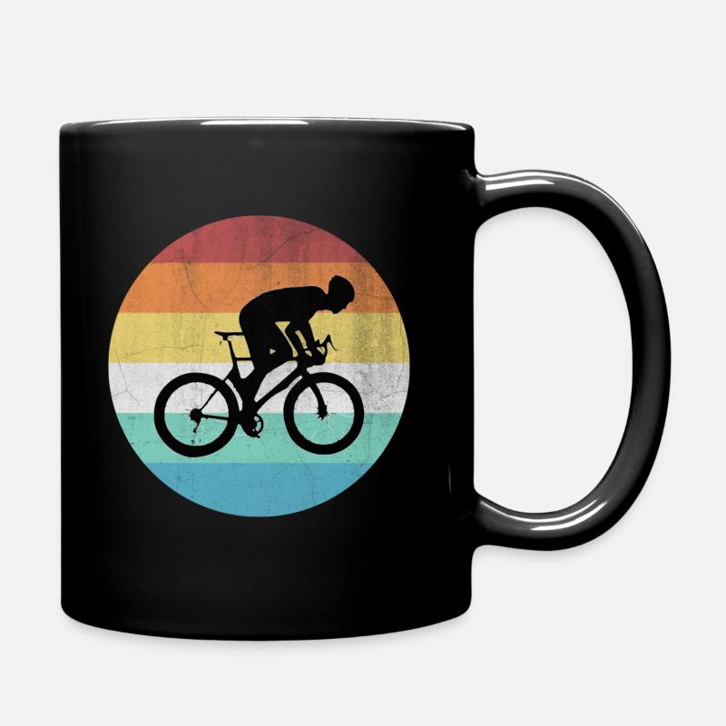 Rennrad - Tasse einfarbig - Schwarz