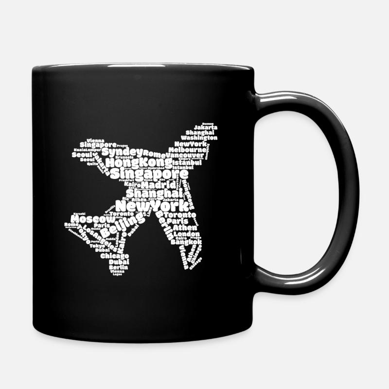 Villes du monde Voyage - Mug uni - noir