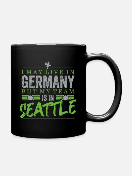 Seattle Football Fans Germany - Tasse einfarbig - Schwarz