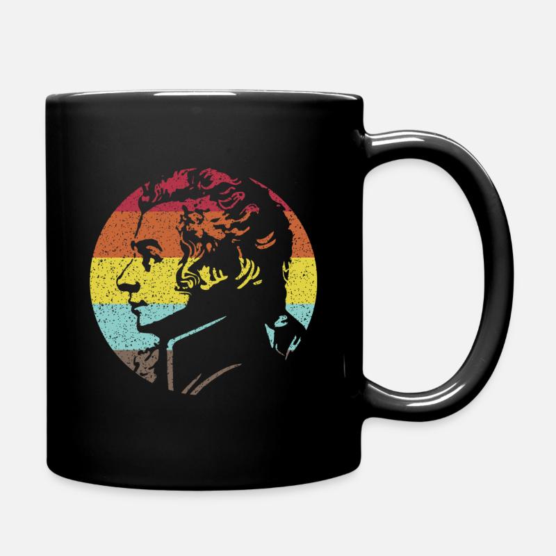 Mozart Vintage - Tasse einfarbig - Schwarz