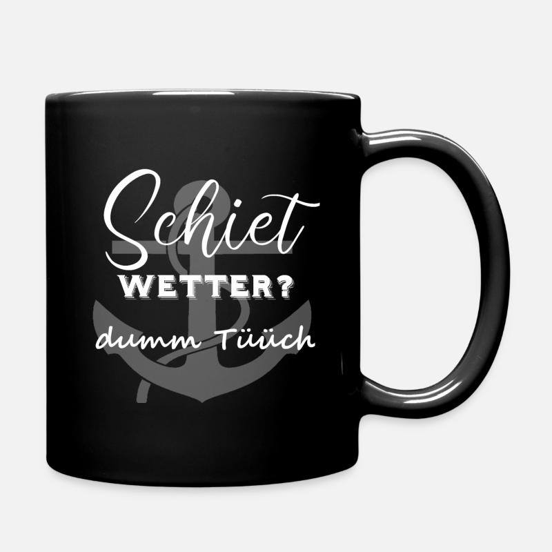 Hamburg - Tasse einfarbig - Schwarz