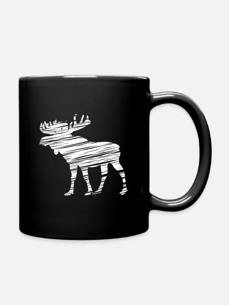 Elk - Full Colour Mug - black