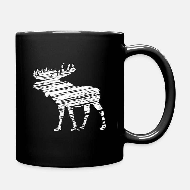 Elk - Full Colour Mug - black