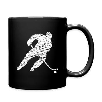 Ice hockey - Full Colour Mug - black - Right