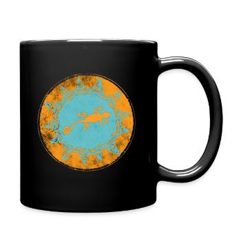 "Baleares spain" (beidseitig bedruckt!) - Tasse einfarbig - Schwarz - Rechts