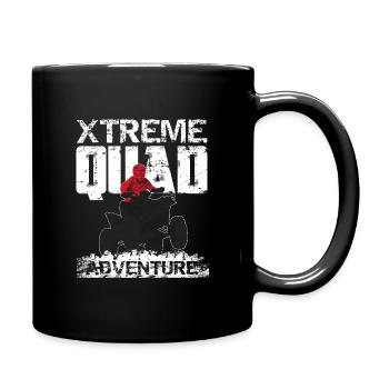 Extreme Quad - Tasse einfarbig - Schwarz - Rechts