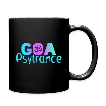Goa Psytrance - Full Colour Mug - black - Right