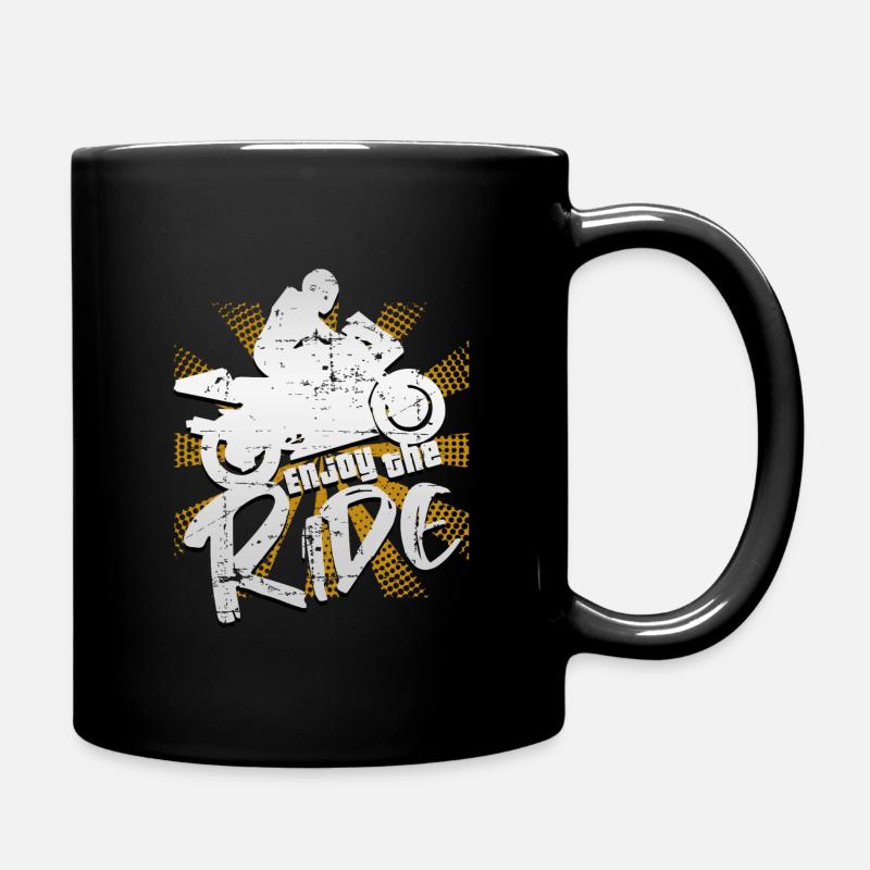 Motorrad - Tasse einfarbig - Schwarz