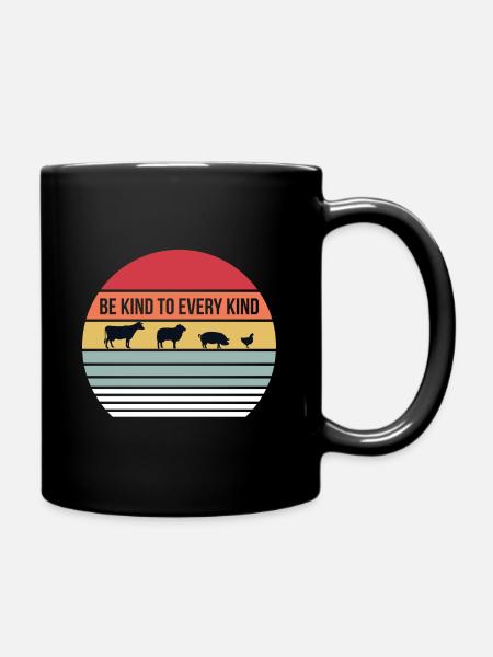 Droits des animaux Protection des animaux Cadeau de conservation de la nature - Mug uni - noir