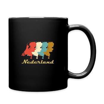 Nederland Netherlands gift - Full Colour Mug - black - Right