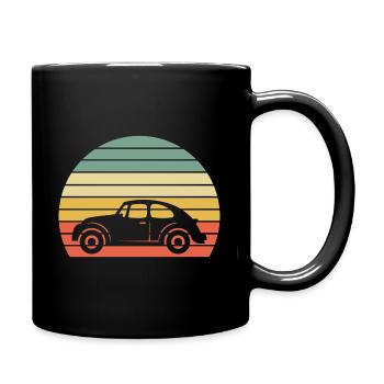 Voiture vintage cadeau vintage - Mug uni - noir - Droite