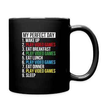 Gamers Gamer Online Quote Gift - Mug uni - noir - Droite
