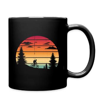 Bicycle Travel Tour Cycling Gift - Full Colour Mug - black - Right