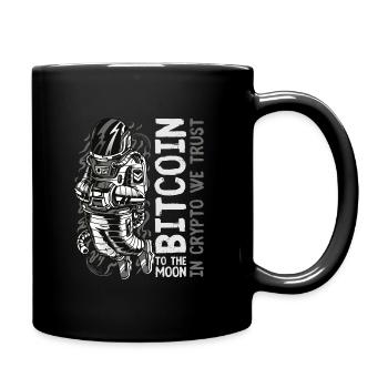 Space Bitcoin - Full Colour Mug - black - Right