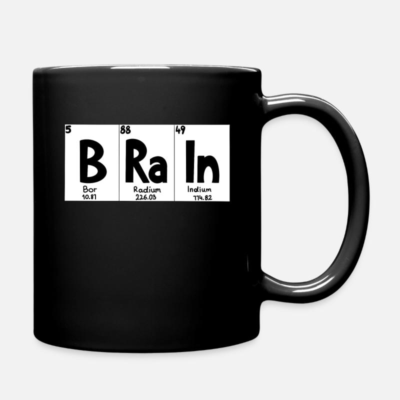 Symboles de la chimie du cerveau - Mug uni - noir