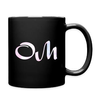 OM Yoga Gift - Full Colour Mug - black - Right