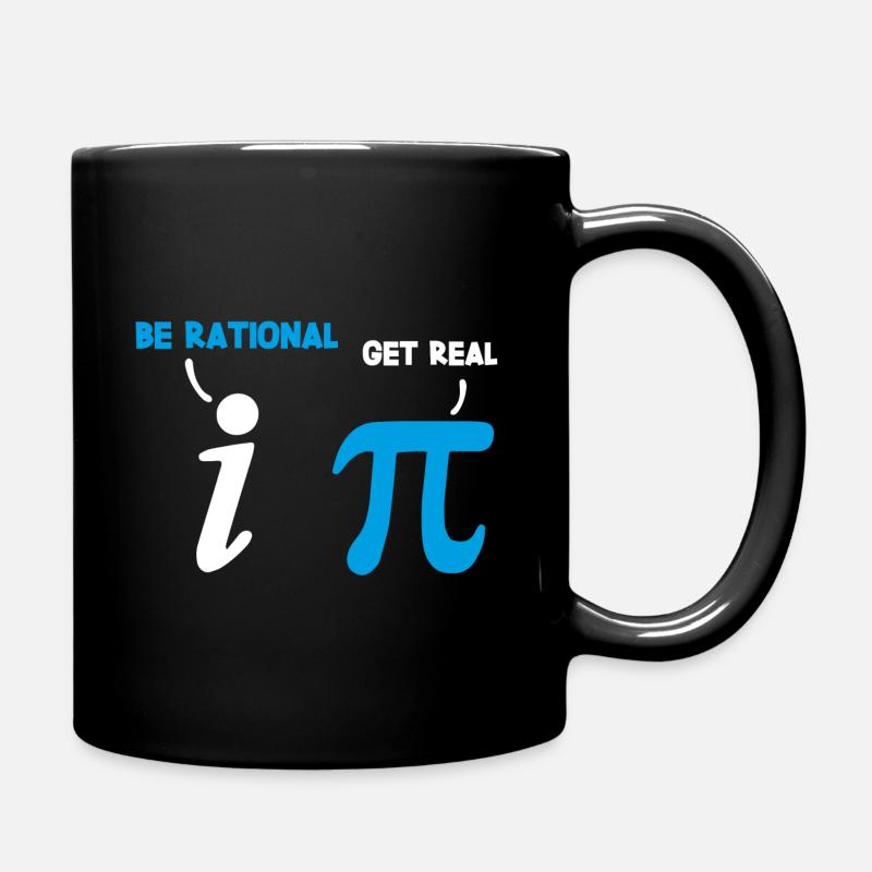 Pi Mathe Mathematik Spruch Geschenk - Tasse einfarbig - Schwarz