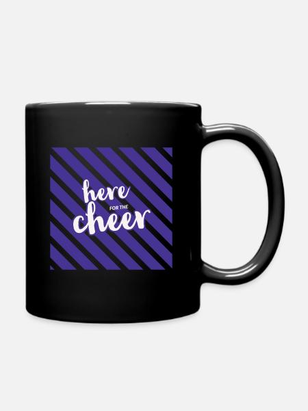 Here For The Cheer - Mug uni - noir