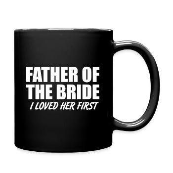 Cadeau du père de la mariée - Mug uni - noir - Droite