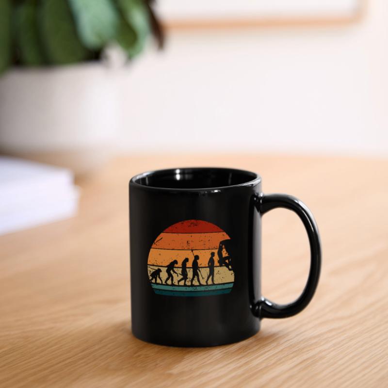 Climbing Evolution Climbing Bouldering Full Colour Mug