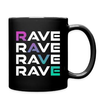 Rave Techno Electro - Mug uni - noir - Droite