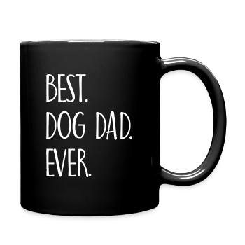 Best Dog Dad ever dog lover gift - Full Colour Mug - black - Right
