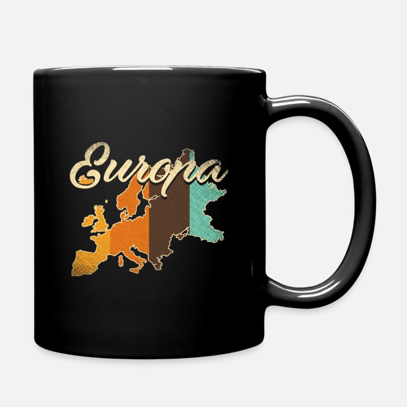 Europe - Full Colour Mug - black