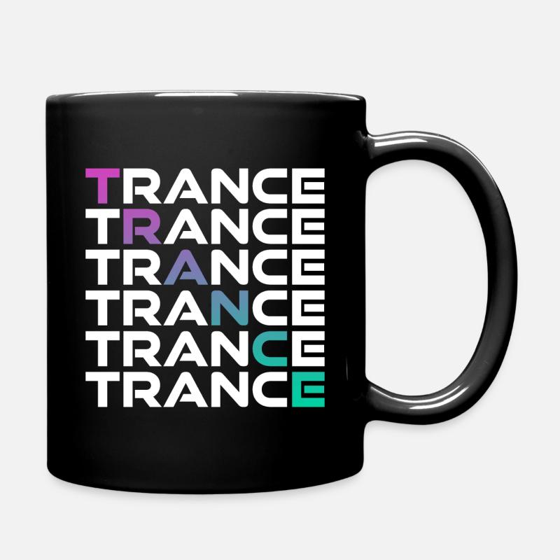 TRANCE - Full Colour Mug - black