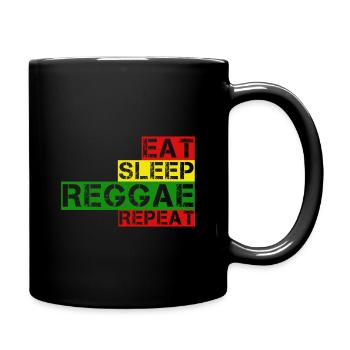MANGEZ LE SOMMEIL REGGAE REPEAT - Mug uni - noir - Droite