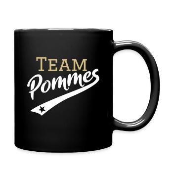 Team Pommes | Édition Gold | Les frites sont cool - Mug uni - noir - Droite