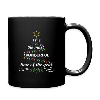 Its The Most Wonderful Time Of The Year, Xmas - Tasse einfarbig - Schwarz - Rechts
