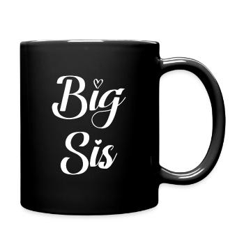 Big Sis Sister sister gift - Full Colour Mug - black - Right