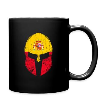 Spanien - Tasse einfarbig - Schwarz - Rechts