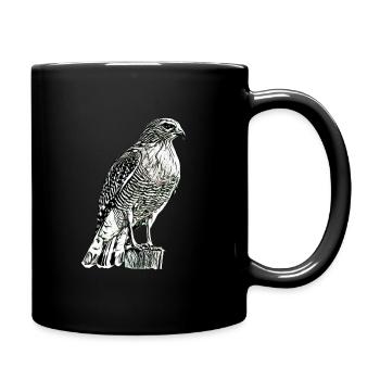 faucon - Mug uni - noir - Droite