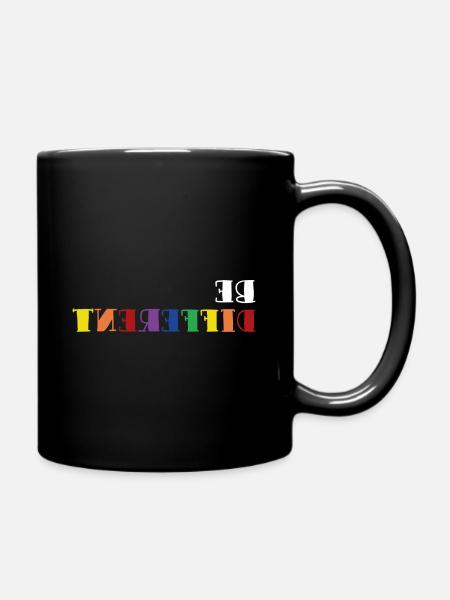 Be Different LGBT Gay Pride Geschenk - Tasse einfarbig - Schwarz