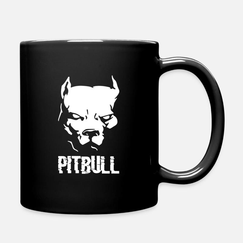 Pitbull Dog Hund Geschenk - Tasse einfarbig - Schwarz