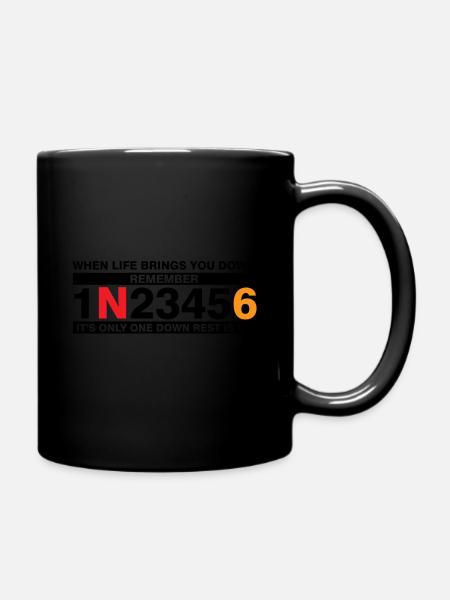 Driving a puch is not just a hobby gift - Full Colour Mug - black