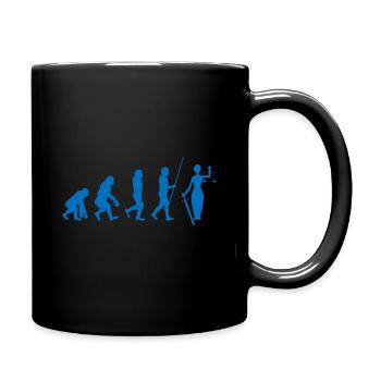 Judge Attorney Justice Jurist Evolution Gift - Full Colour Mug - black - Right