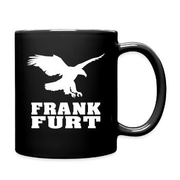 Frankfurt - Tasse einfarbig - Schwarz - Rechts