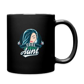 The cool aunt! - Full Colour Mug - black - Right