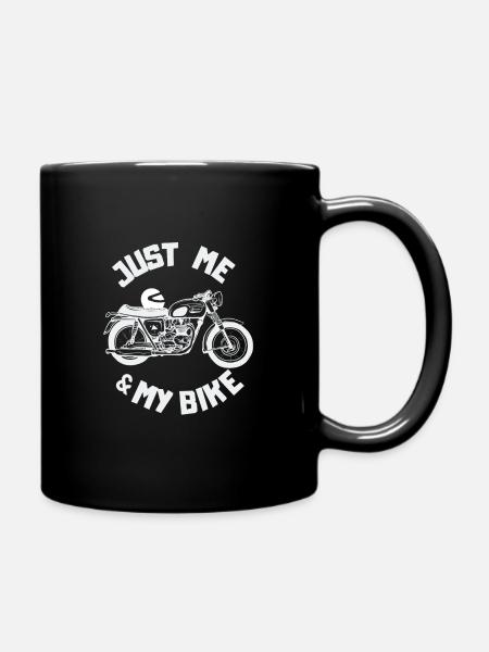 Motorcycle - Full Colour Mug - black