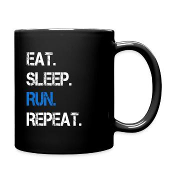RUN - Full Colour Mug - black - Right