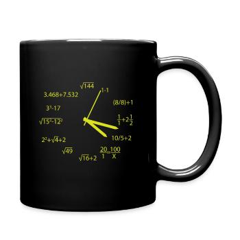Math time fun school gift - Full Colour Mug - black - Right
