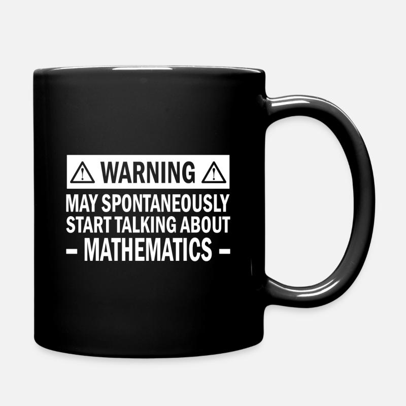Math maths disant cadeau de professeur - Mug uni - noir