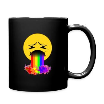 Arc-en-ciel Kotzi - Mug uni - noir - Droite