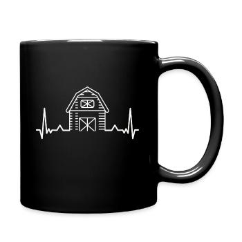 Pulse barn - Full Colour Mug - black - Right