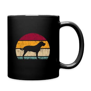 Broholmer chien race rétro vintage silhouette - Mug uni - noir - Droite